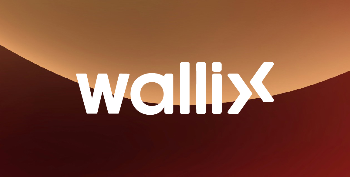 logo Wallix sur un fond abstrait stylisé dans les tons marrons
